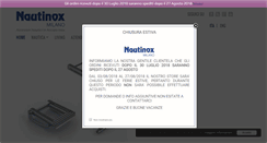 Desktop Screenshot of nautinox.it