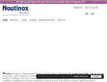 Tablet Screenshot of nautinox.it
